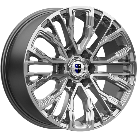 K&K Кортес Алмаз Черный 6*139,7 8.5xR19 ET42 DIA75.1