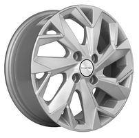 Khomen KHW1508 F-Silver 4*100 6xR15 ET46 DIA54.1